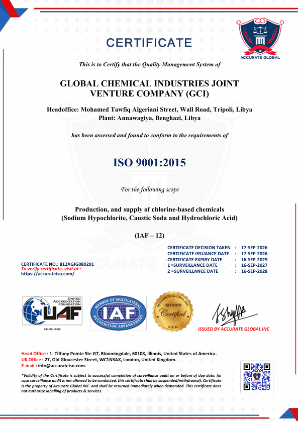 ISO 9001:2015 Certificate